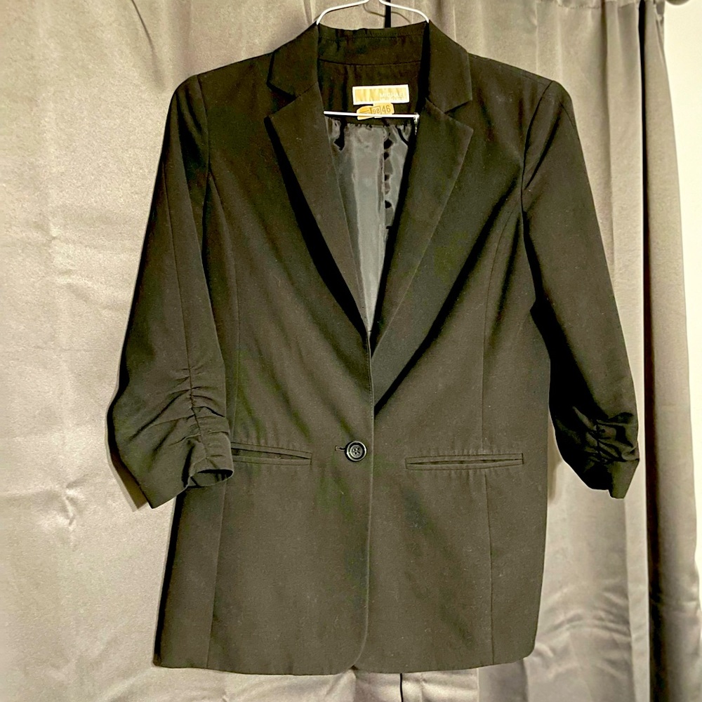 SOLD Michael by Michael Kors 3/4 Sleeve Blazer - Black